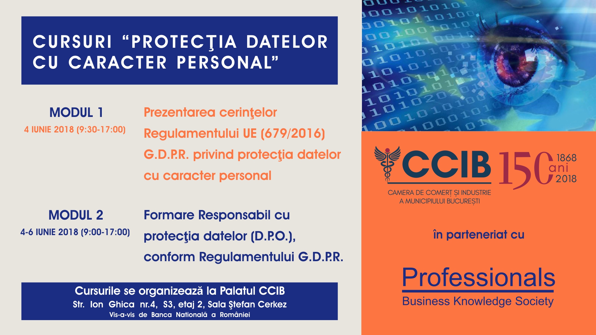 Banner curs site ccib PROTECTIA DATELOR-GDPR iunie 2018